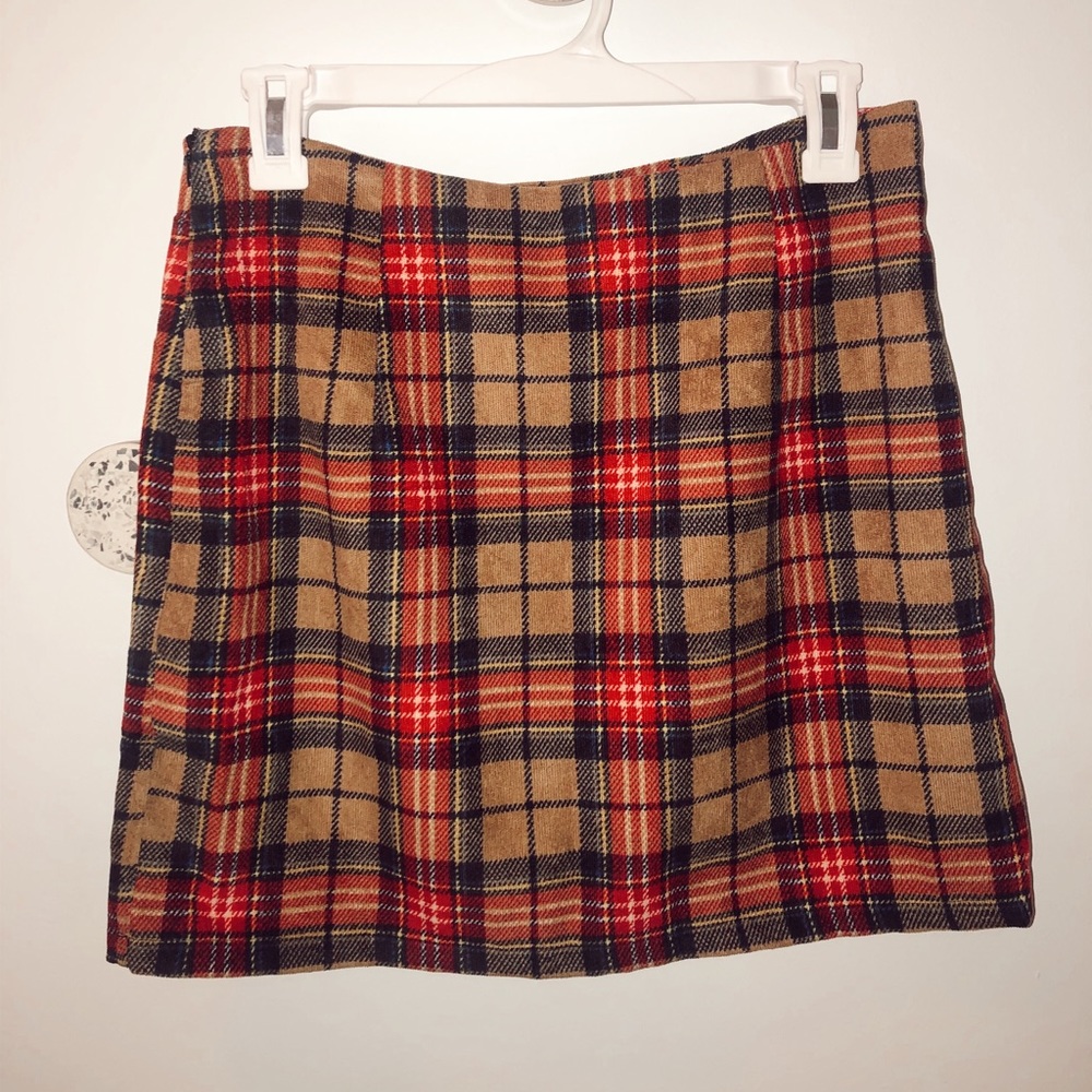 NWOT Plaid Skirt